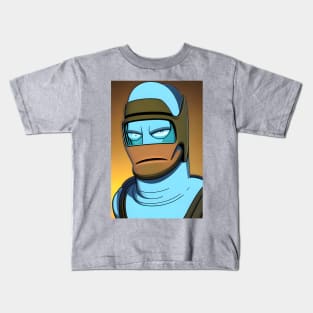 Rigorous robot man Kids T-Shirt